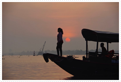 Sunrise on the Mekong, Vietnam